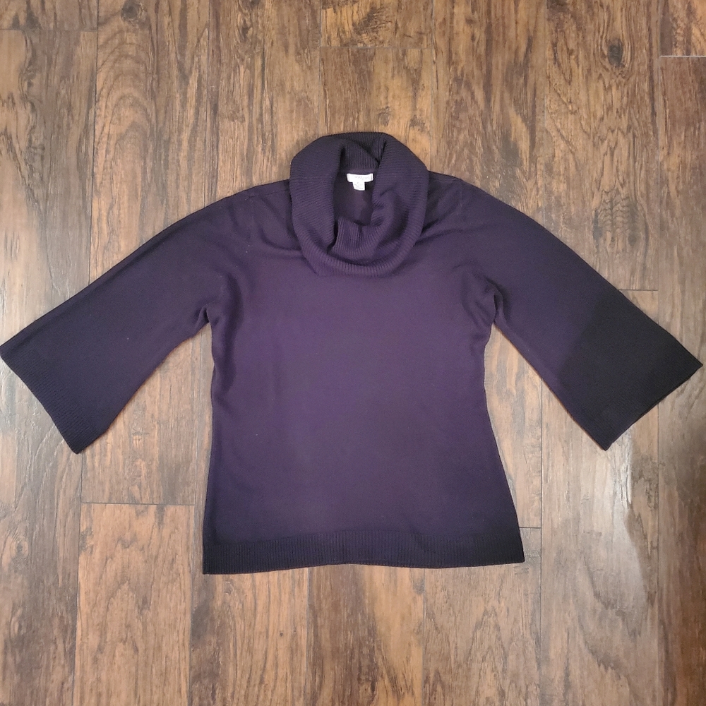 Mercer Studio Street Cowl Neck Black Sweater Size XL